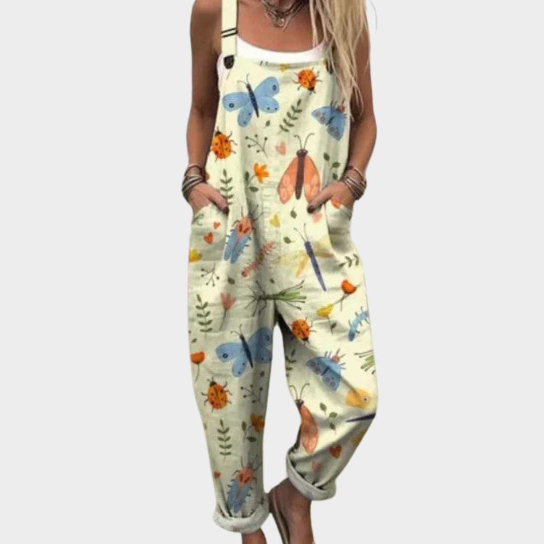 Elara™ | Butterfly Art Jumpsuit