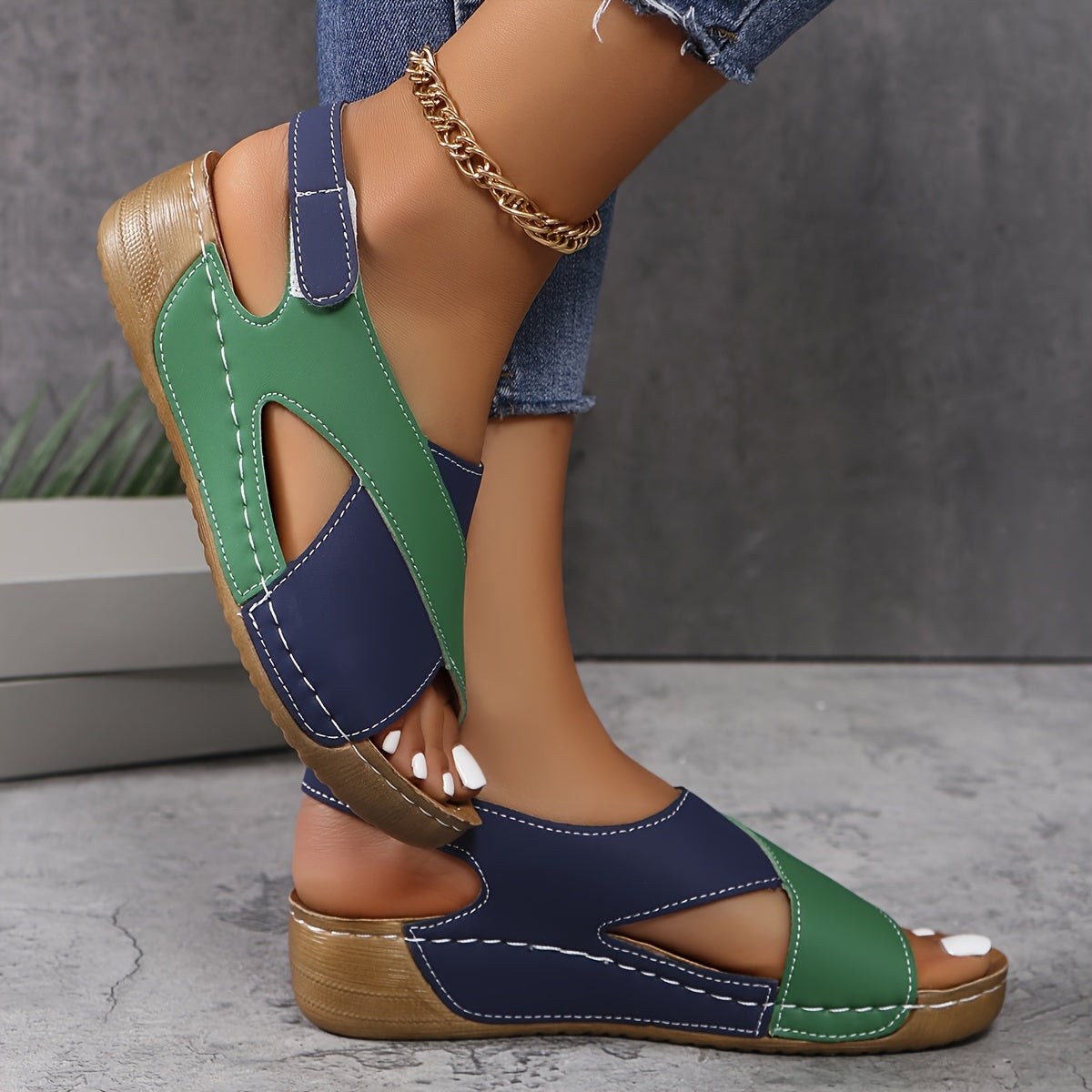 Elara™ | Leather Orthopedic Sandal