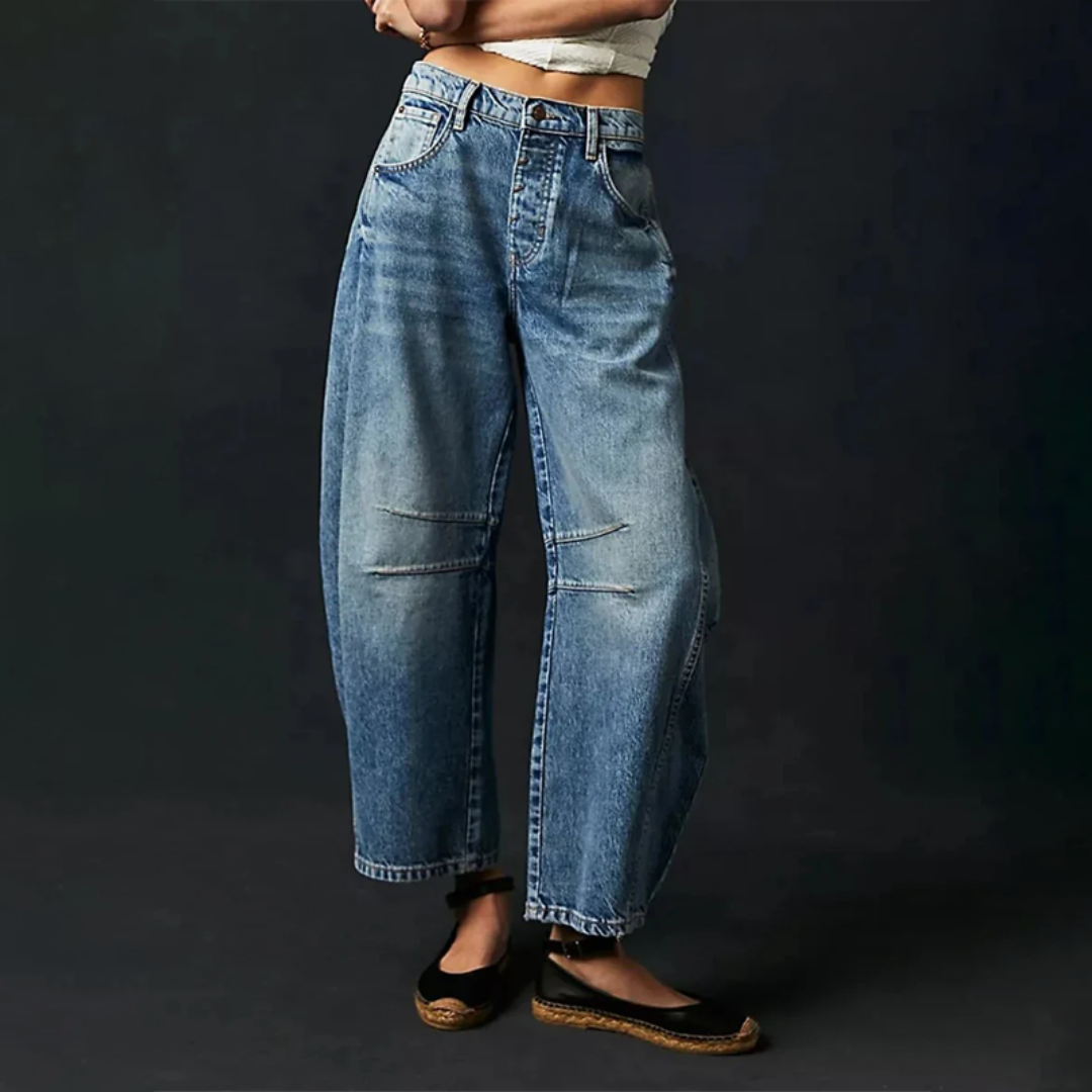 Elara™ | Chic Wide-Leg Jeans