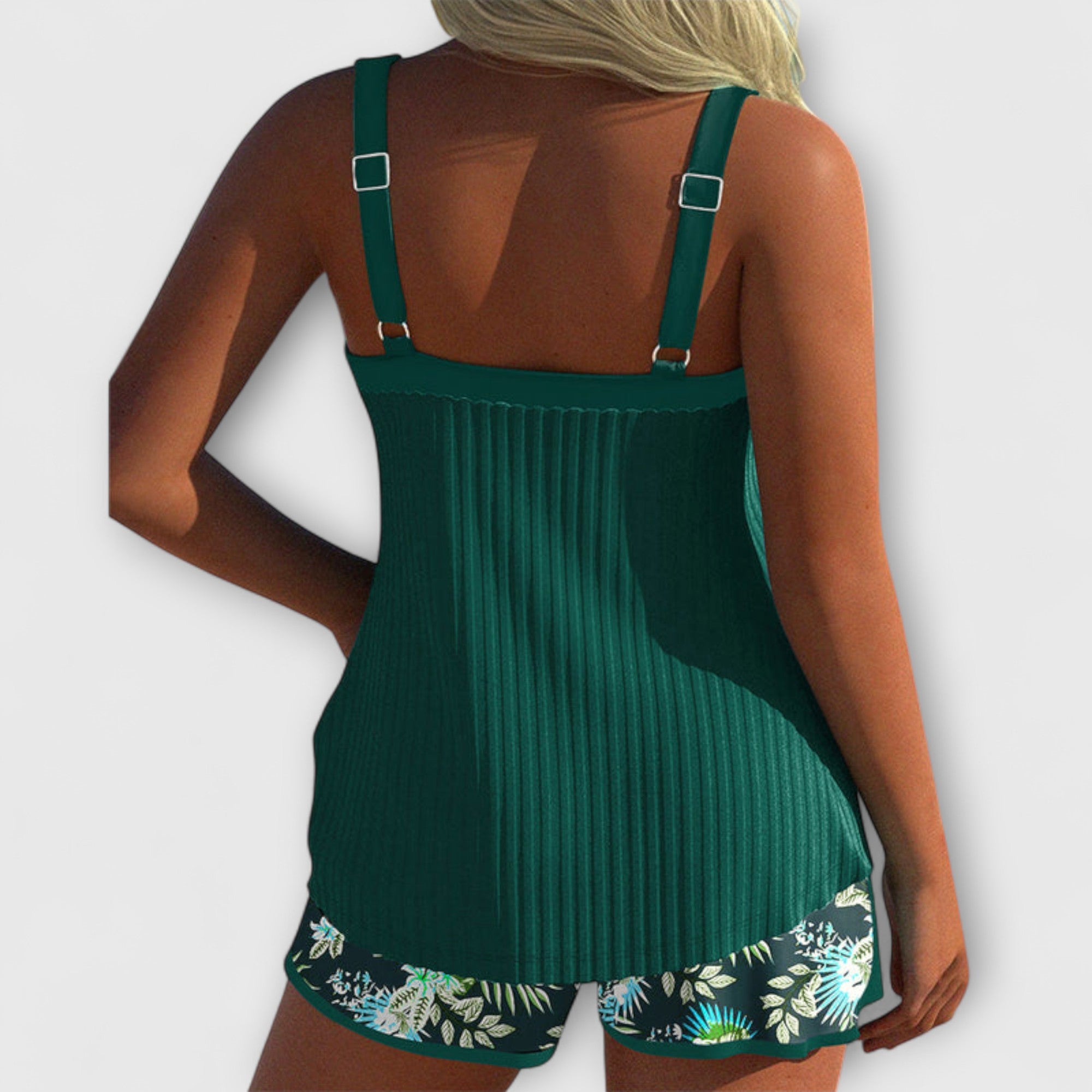 Elara™ | Elegant Floral Tankini Set