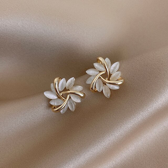 Elara™ | Opal Earrings Elegant