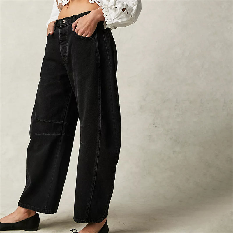 Elara™ | Chic Wide-Leg Jeans