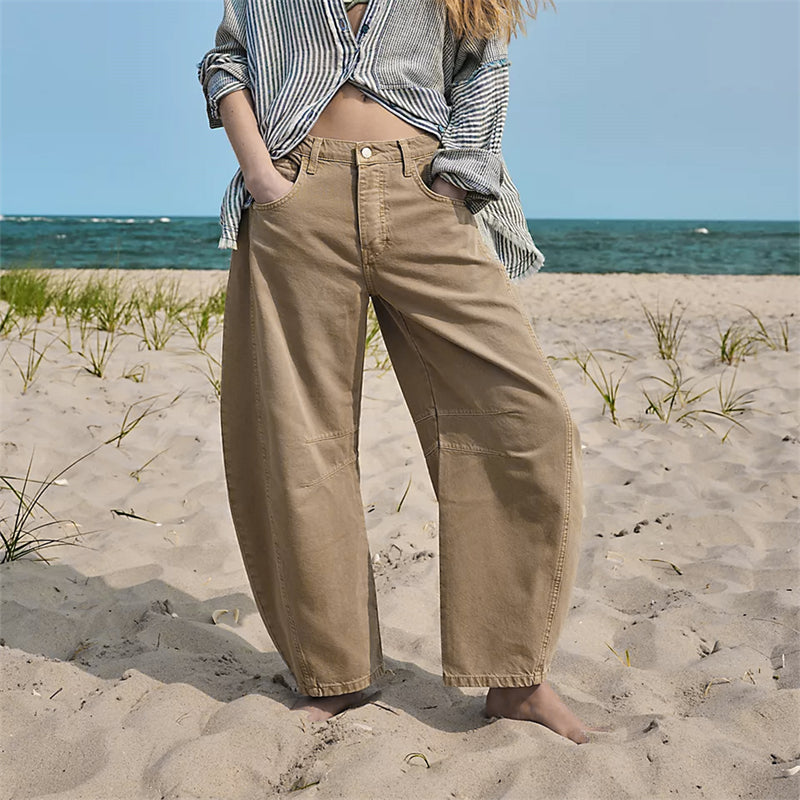 Elara™ | Chic Wide-Leg Jeans