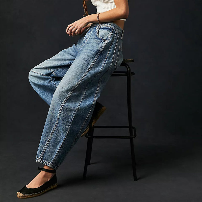 Elara™ | Chic Wide-Leg Jeans