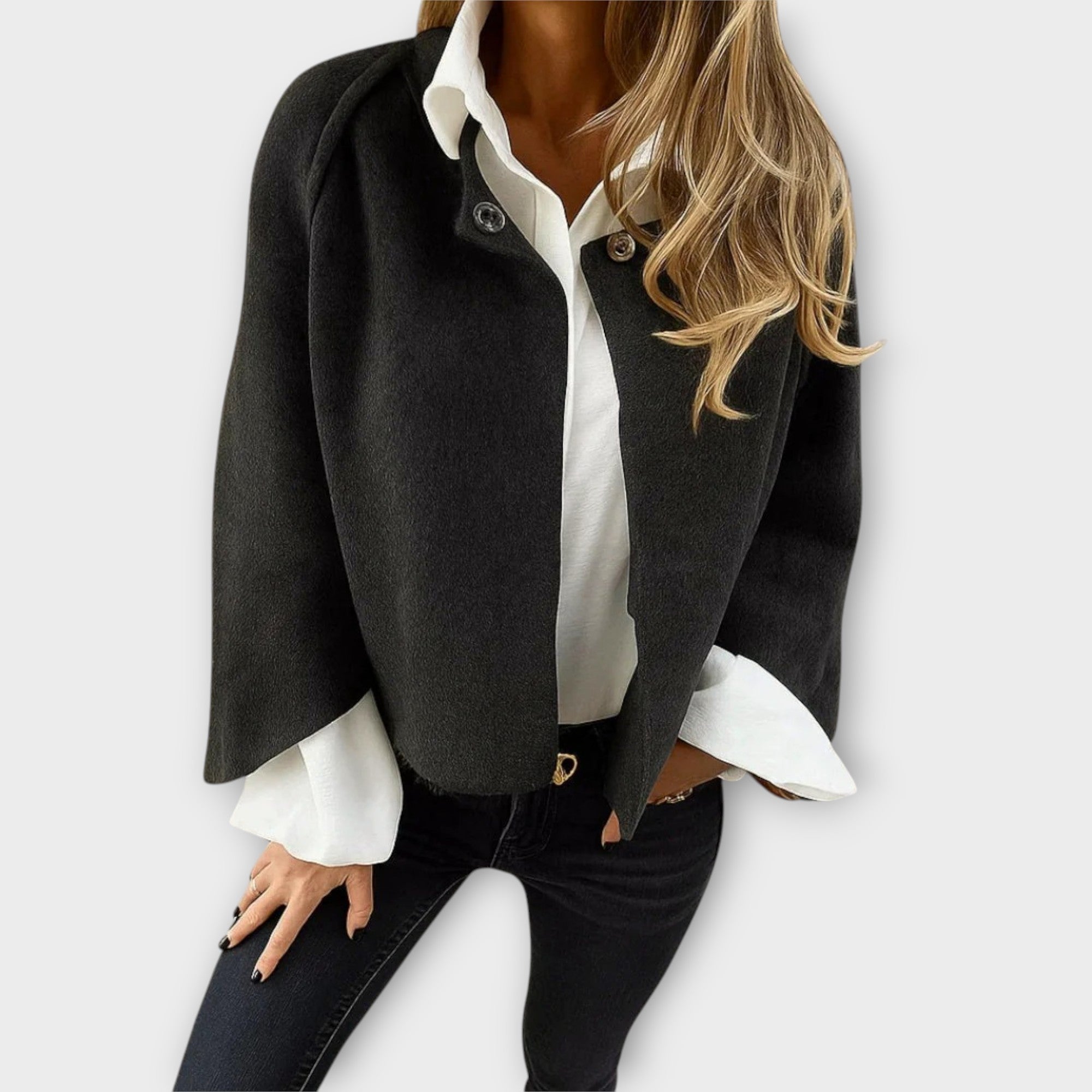 Elara™ | Cashmere-Look Short Jacket