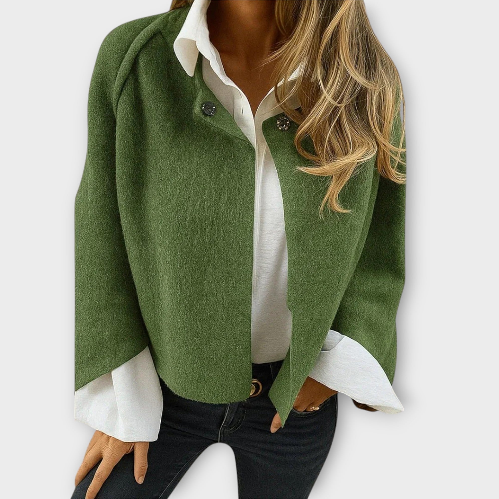 Elara™ | Cashmere-Look Short Jacket