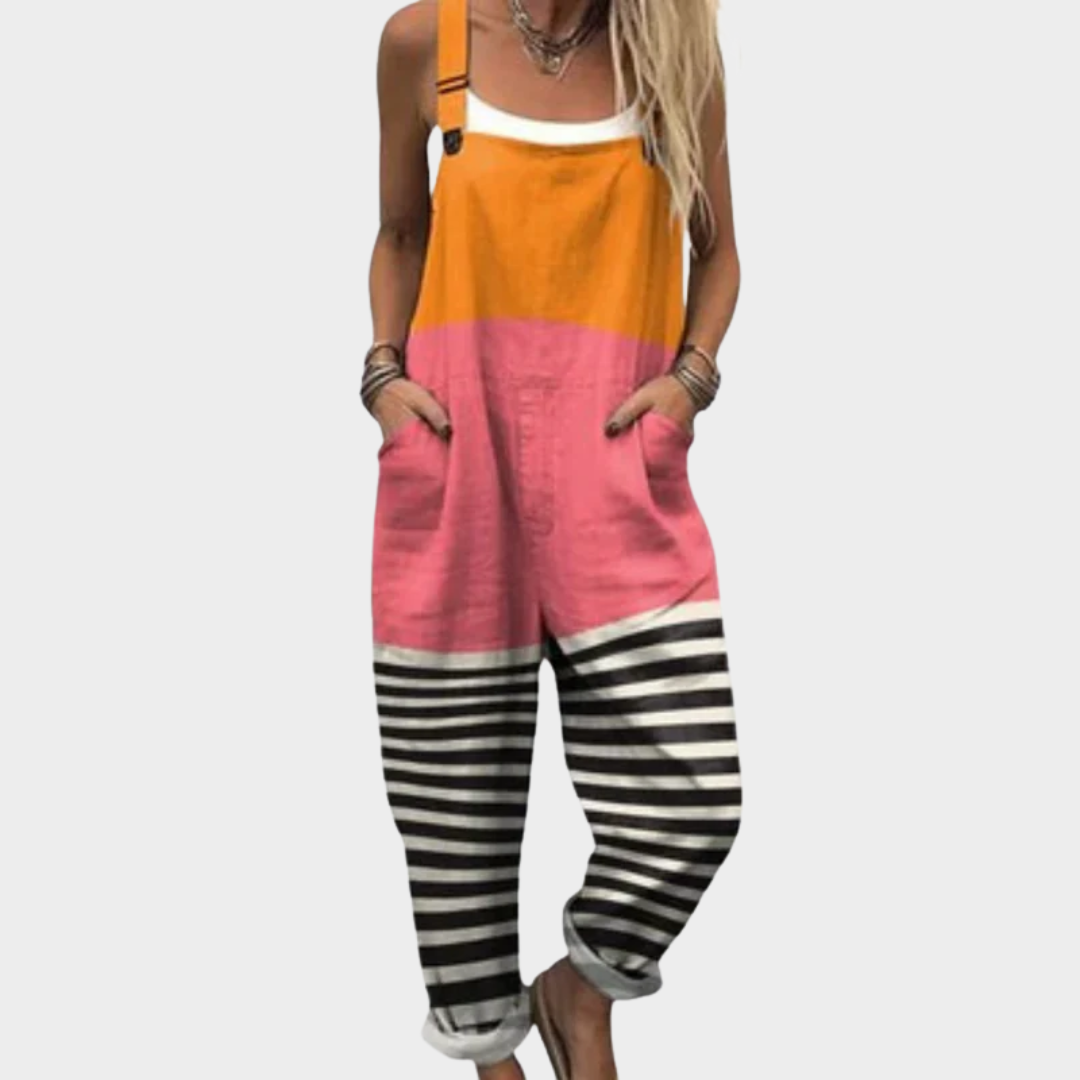 Elara™ | Abstract Geometric Jumpsuit