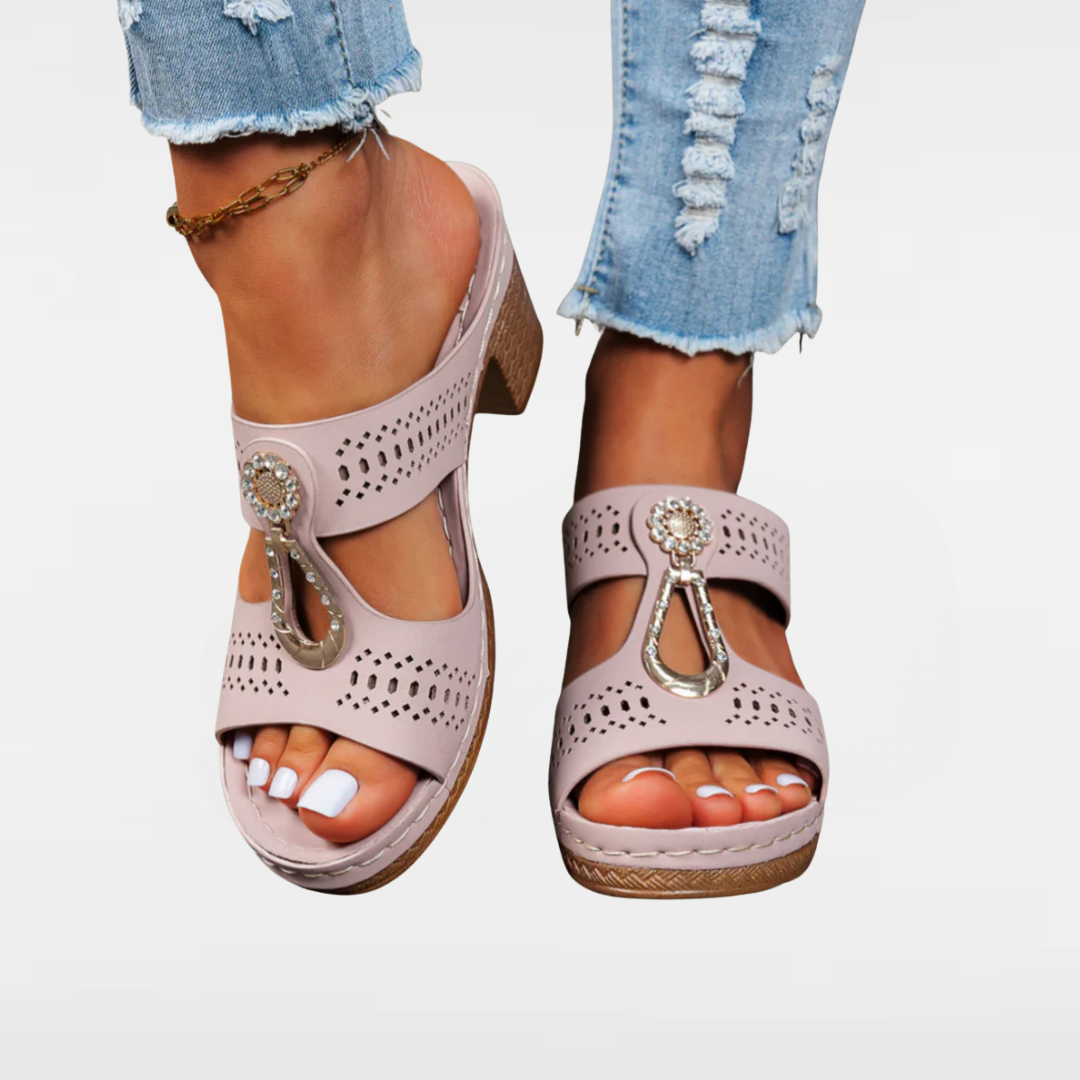 Elara™ | Block Heel Sandals