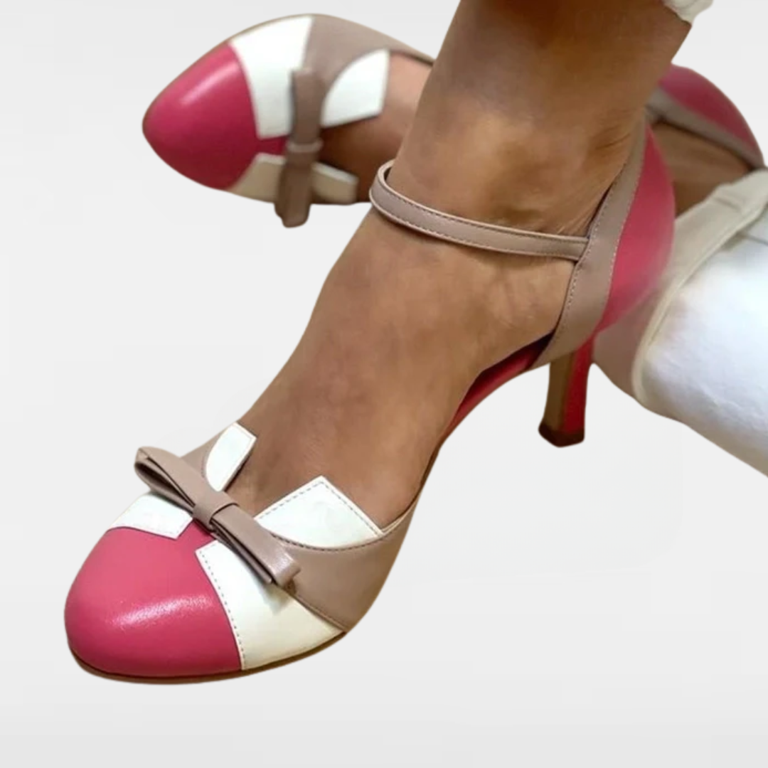 Elara™ | Elegant Round Toe Heels