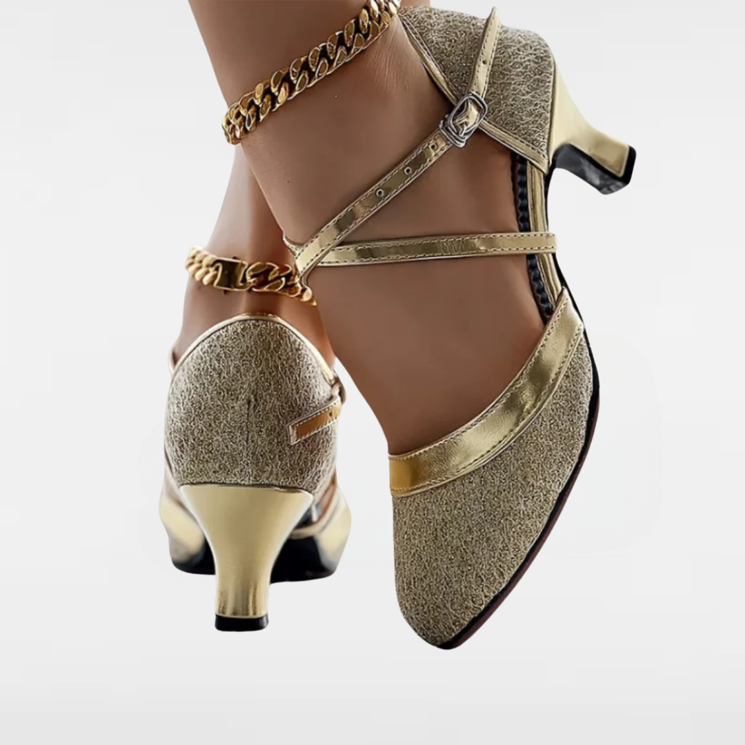 Elara™ | Double Strap Heeled Shoes