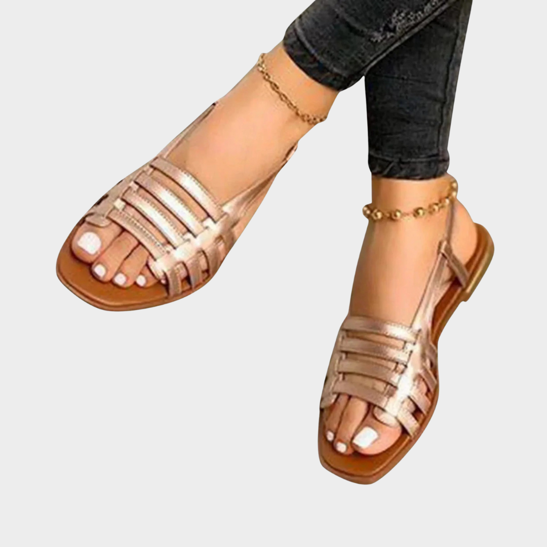 Elara™ | Lace-Up Open Toe Sandals