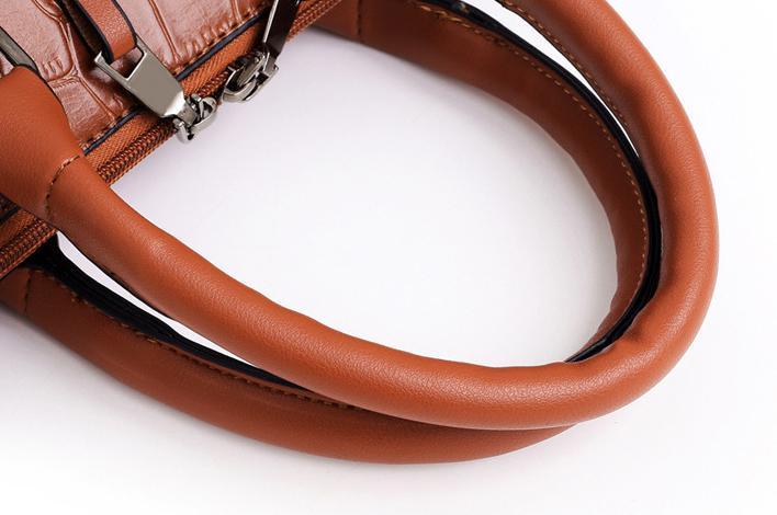 Elara™ | Crocodile Pattern Bag Set