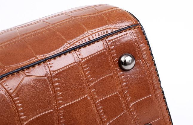Elara™ | Crocodile Pattern Bag Set