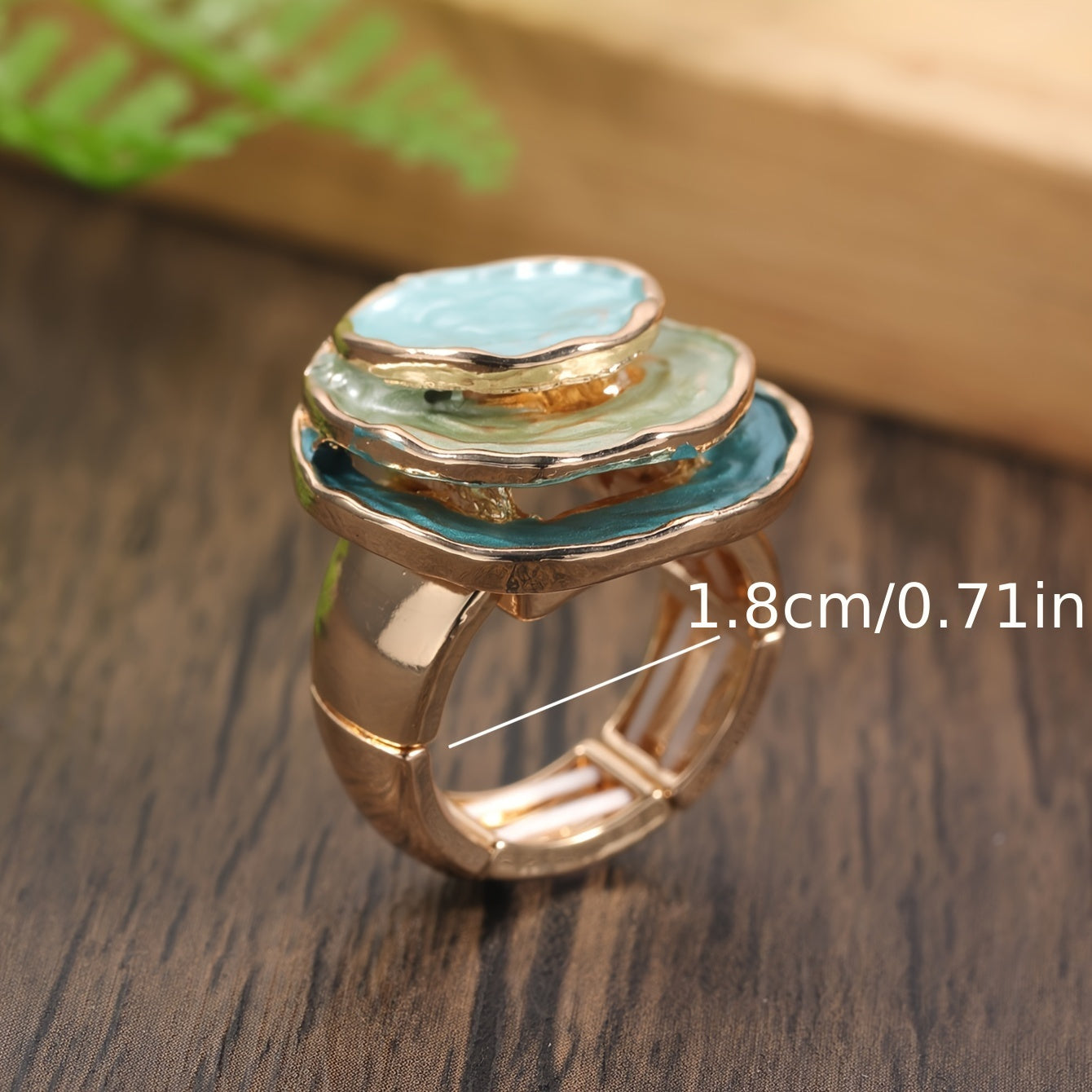 Elara™ | Boho Triple-Layer Ring