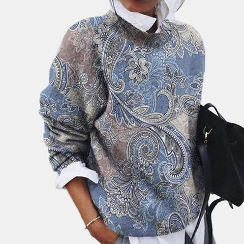 Elara™ | Printed Pullover Sweater