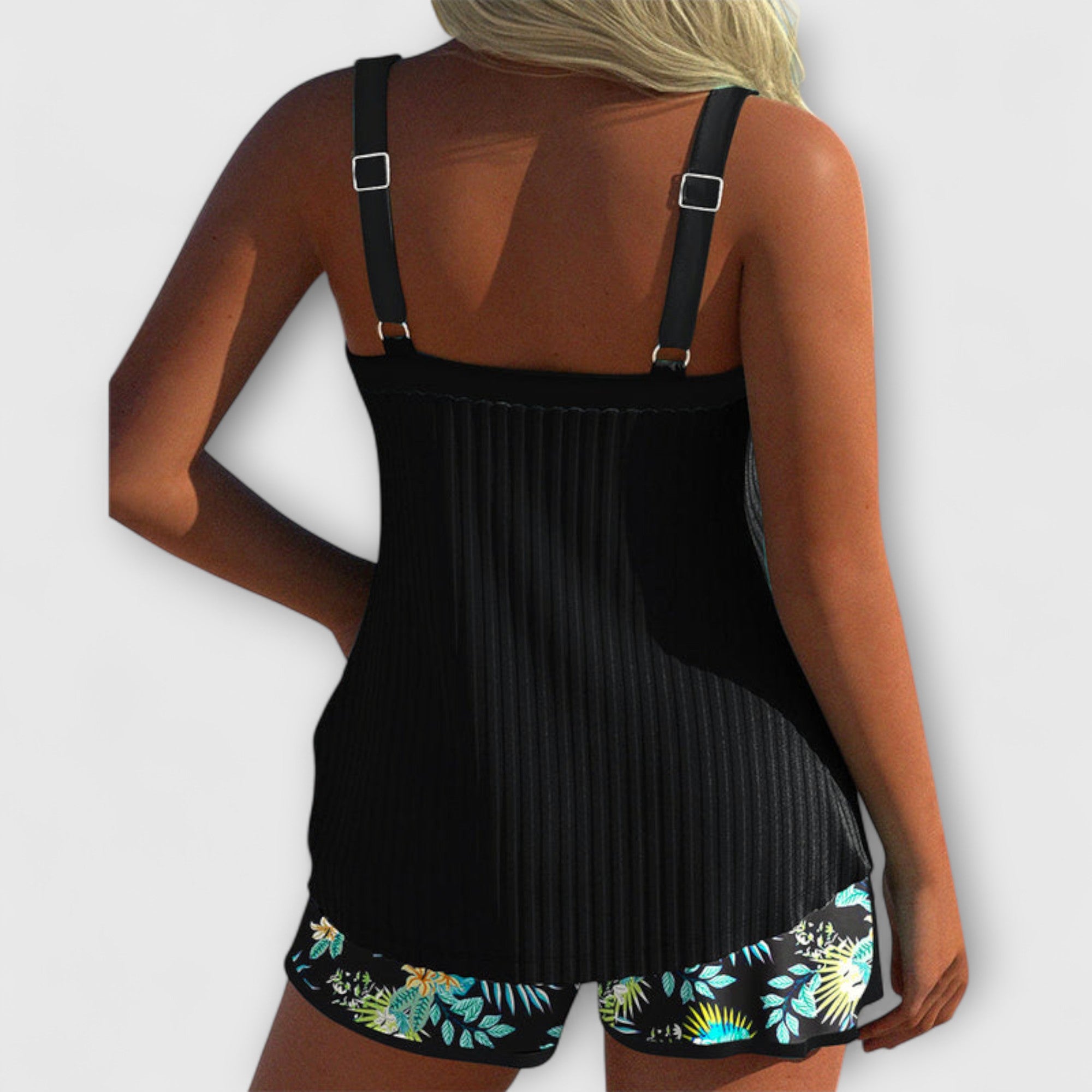 Elara™ | Elegant Floral Tankini Set