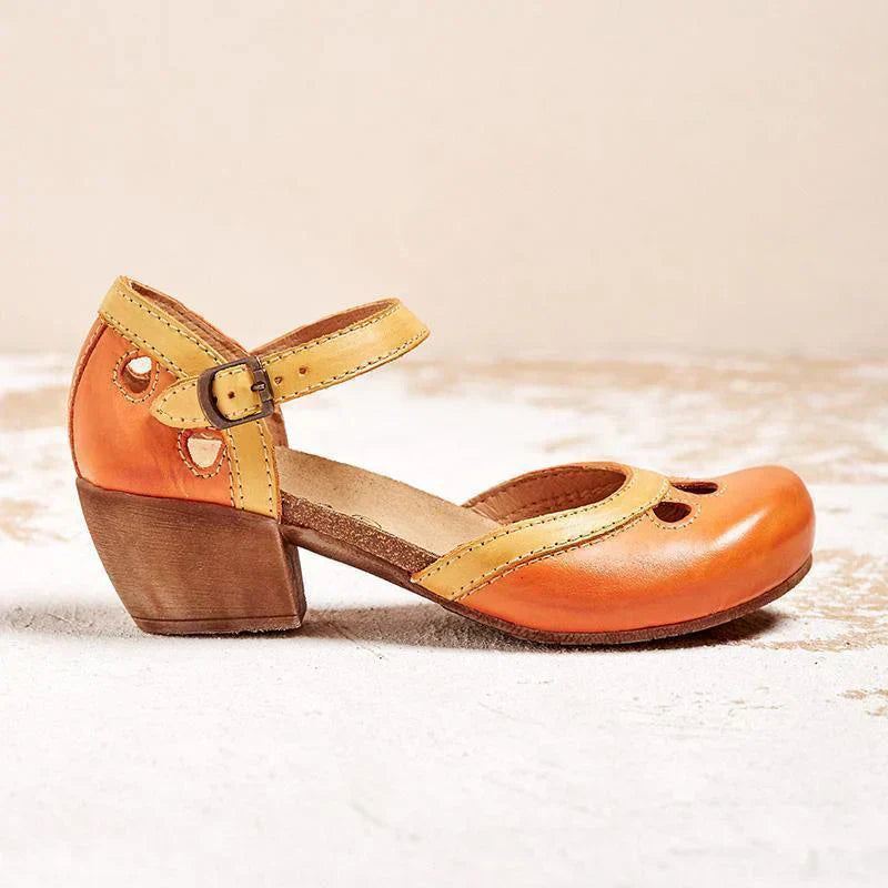 Elara™ | Arch Support Low-Heeled Sandals