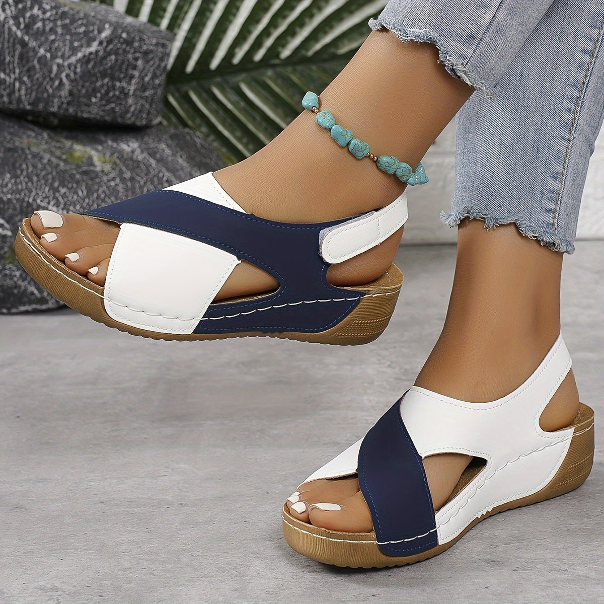 Elara™ | Leather Orthopedic Sandal