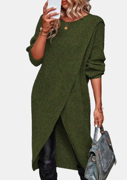 Elara™ | Cozy Knit Long Dress