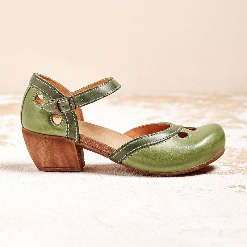 Elara™ | Arch Support Low-Heeled Sandals