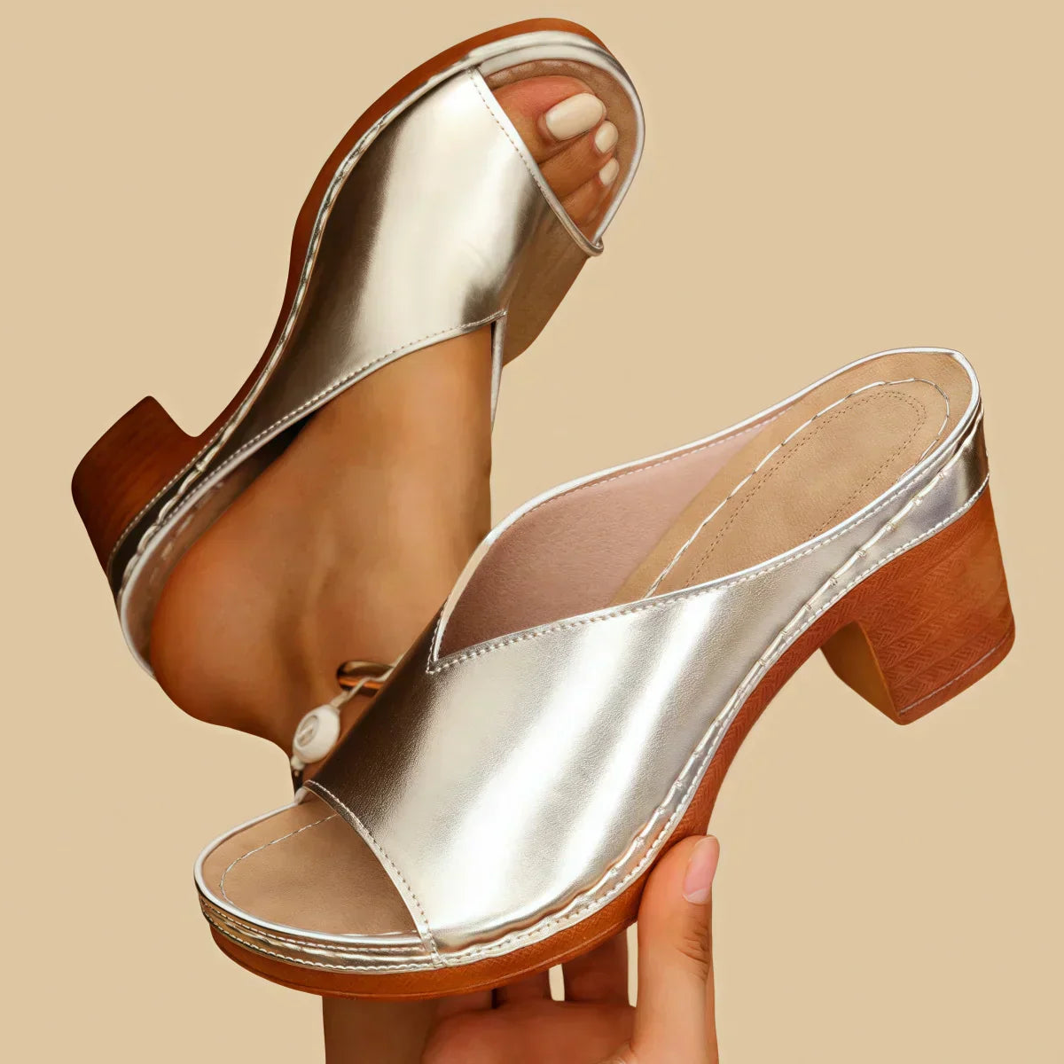 Elara™ | Stylish Thick Heel Sandals