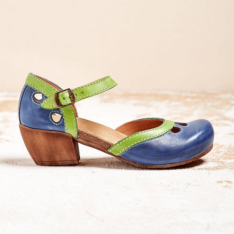 Elara™ | Arch Support Low-Heeled Sandals