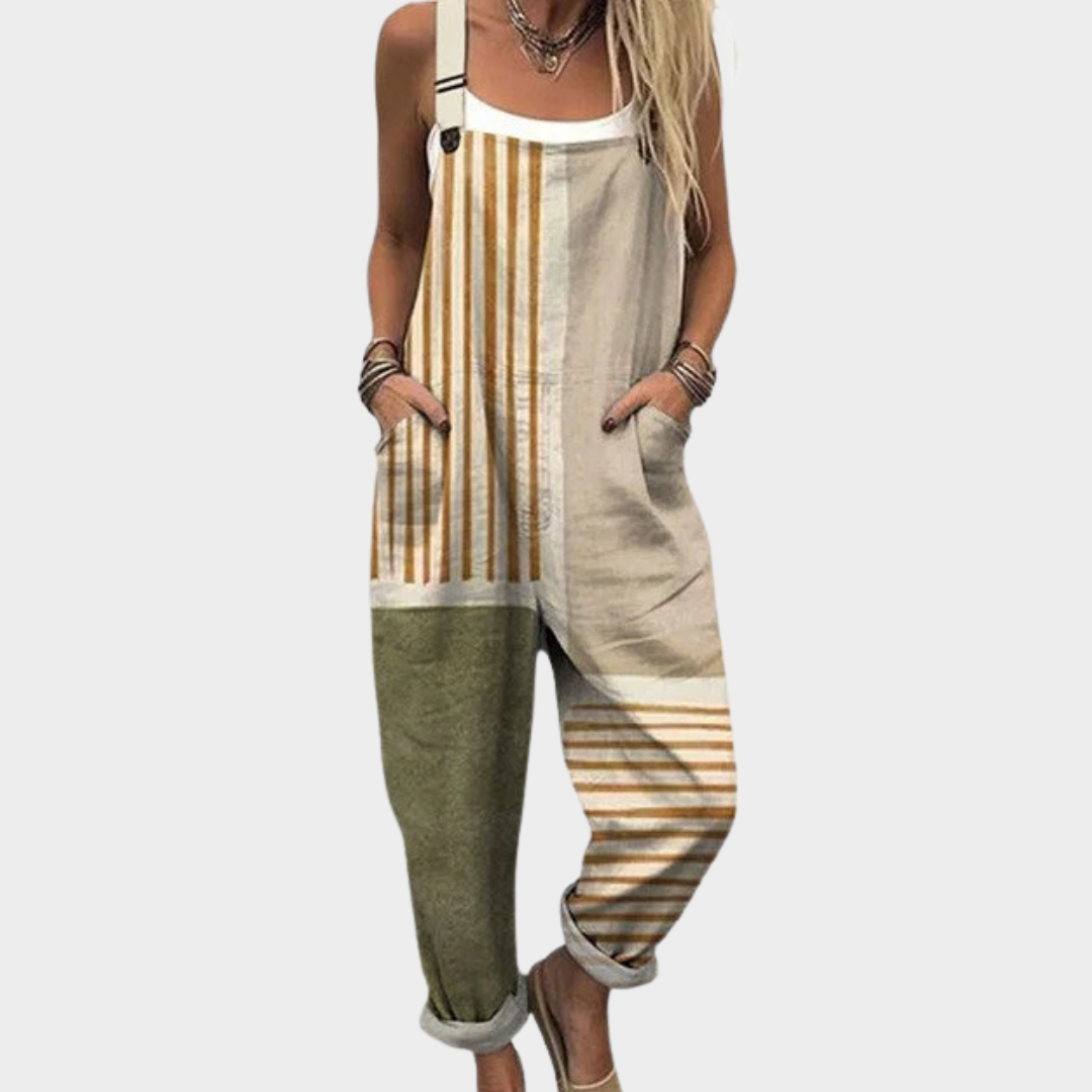 Elara™ | Striped Casual Jumpsuit