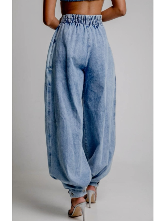 Elara™ | High Waist Balloon Jeans
