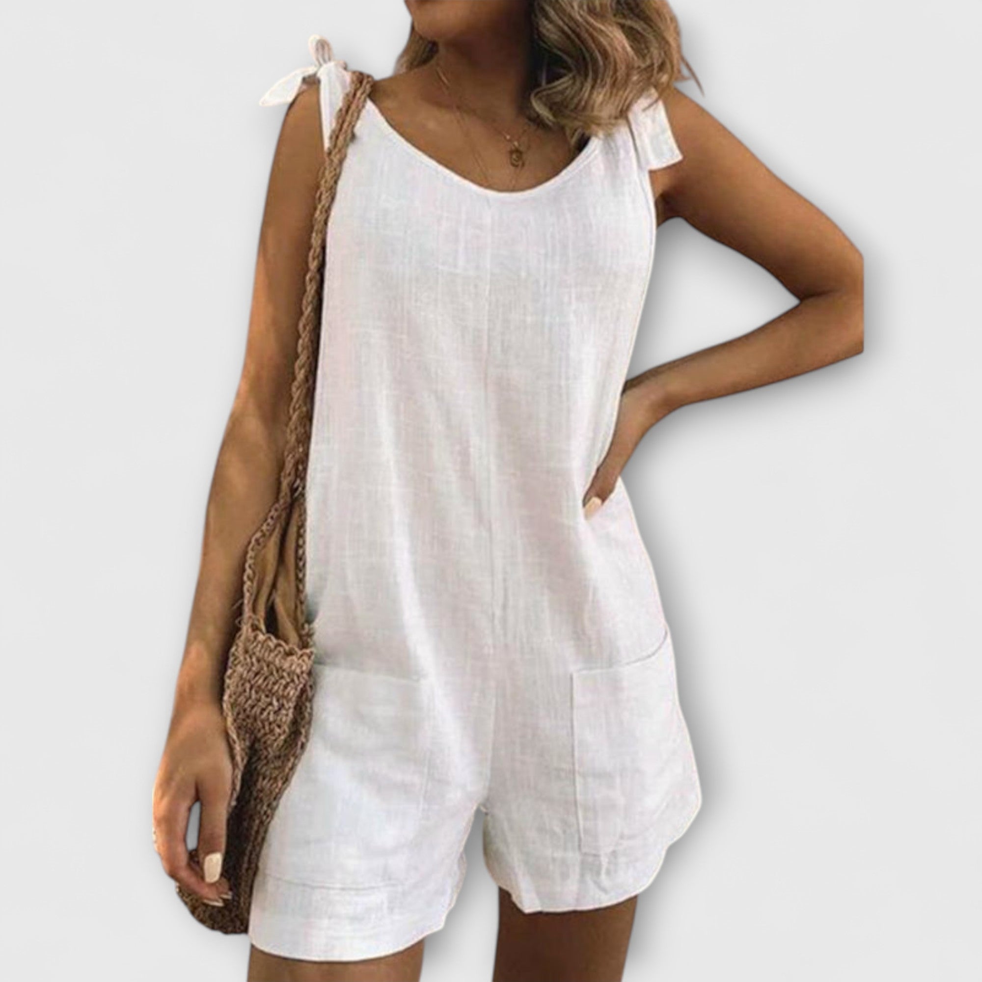 Elara™ | Jumpsuit with Tie Straps