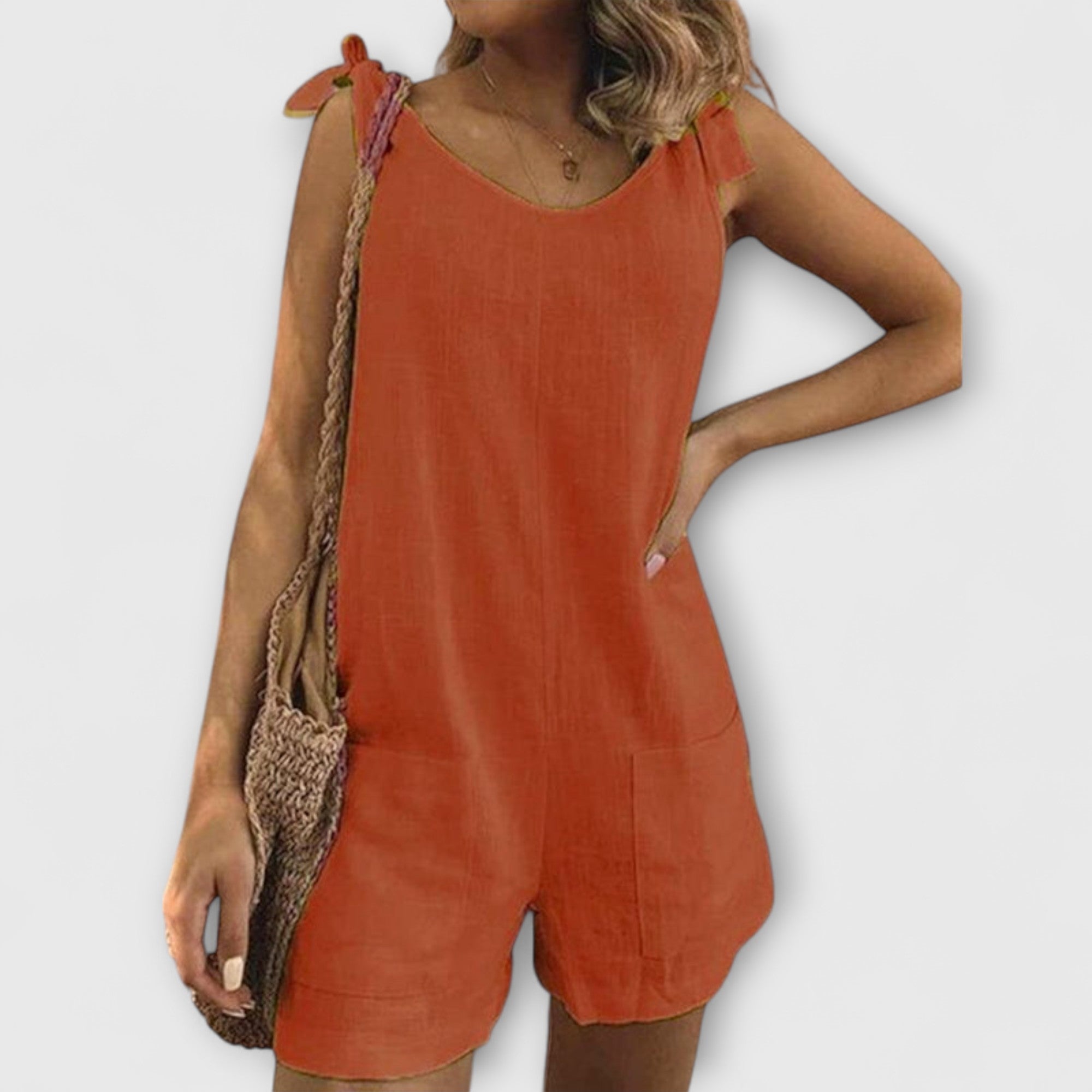 Elara™ | Jumpsuit with Tie Straps