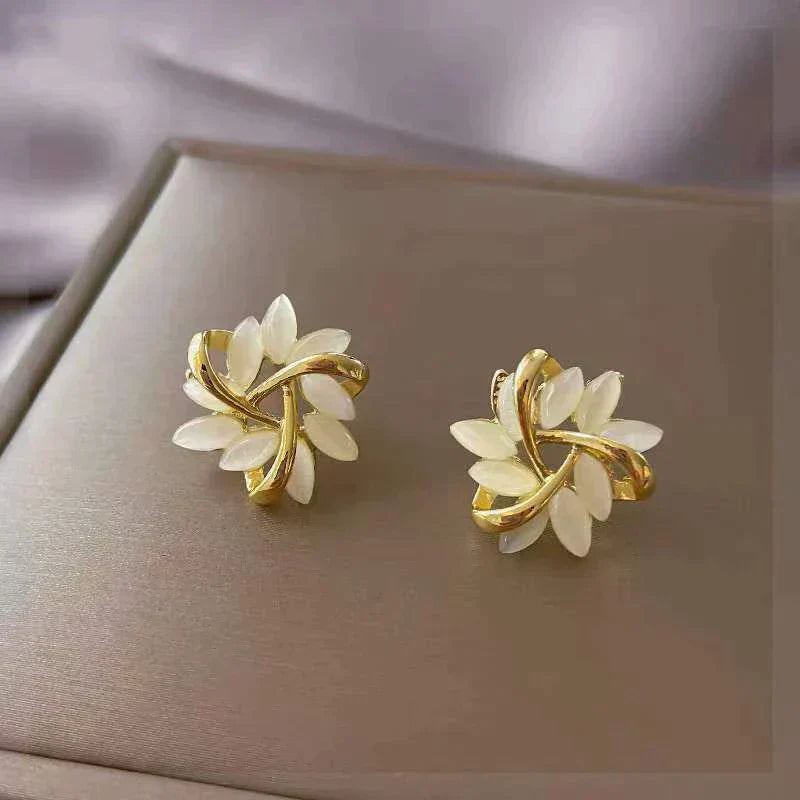 Elara™ | Opal Earrings Elegant