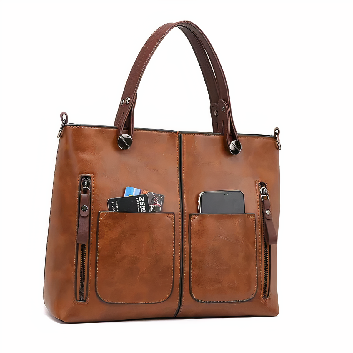 Elara™ | Vintage Leather Crossbody Bag