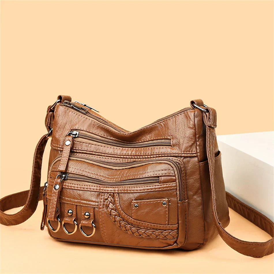 Elara™ | Multi-Layer Crossbody Bag