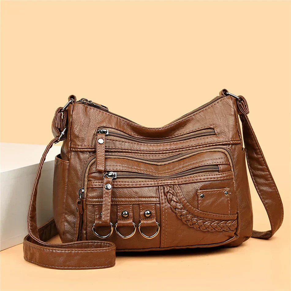 Elara™ | Multi-Layer Crossbody Bag