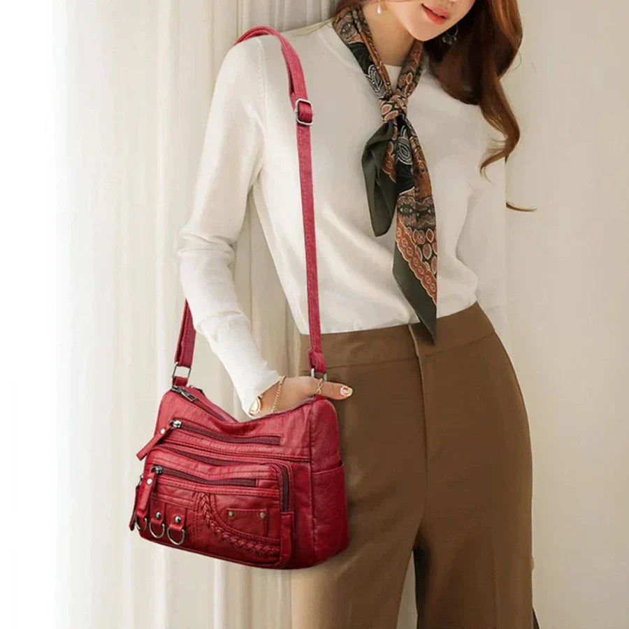 Elara™ | Multi-Layer Crossbody Bag