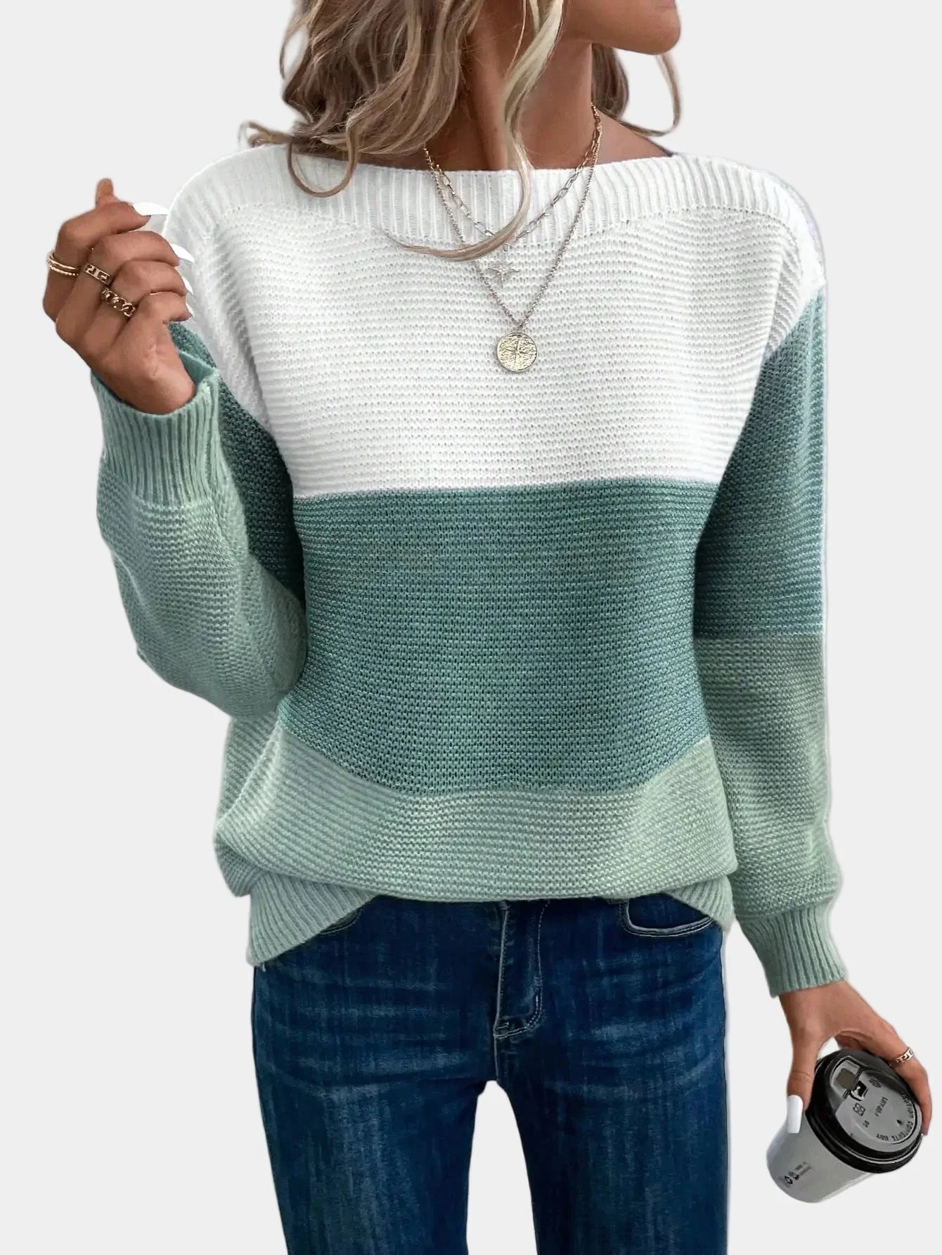 Elara™ | Ombre Knit Sweater