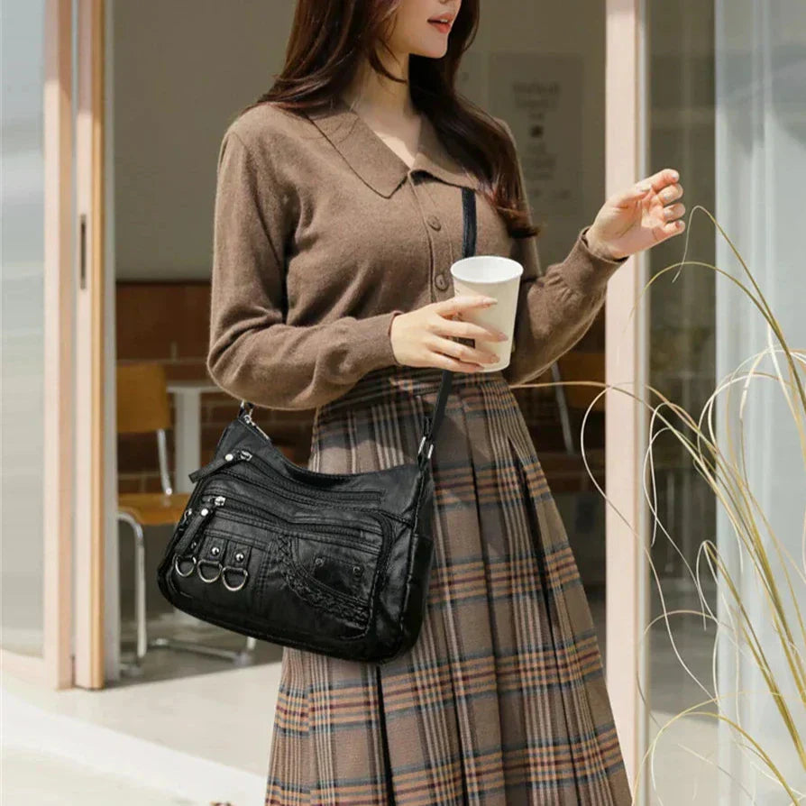 Elara™ | Multi-Layer Crossbody Bag