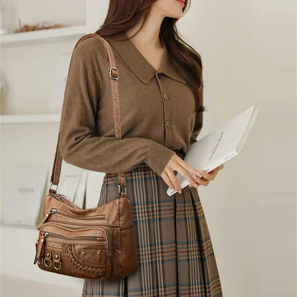 Elara™ | Multi-Layer Crossbody Bag
