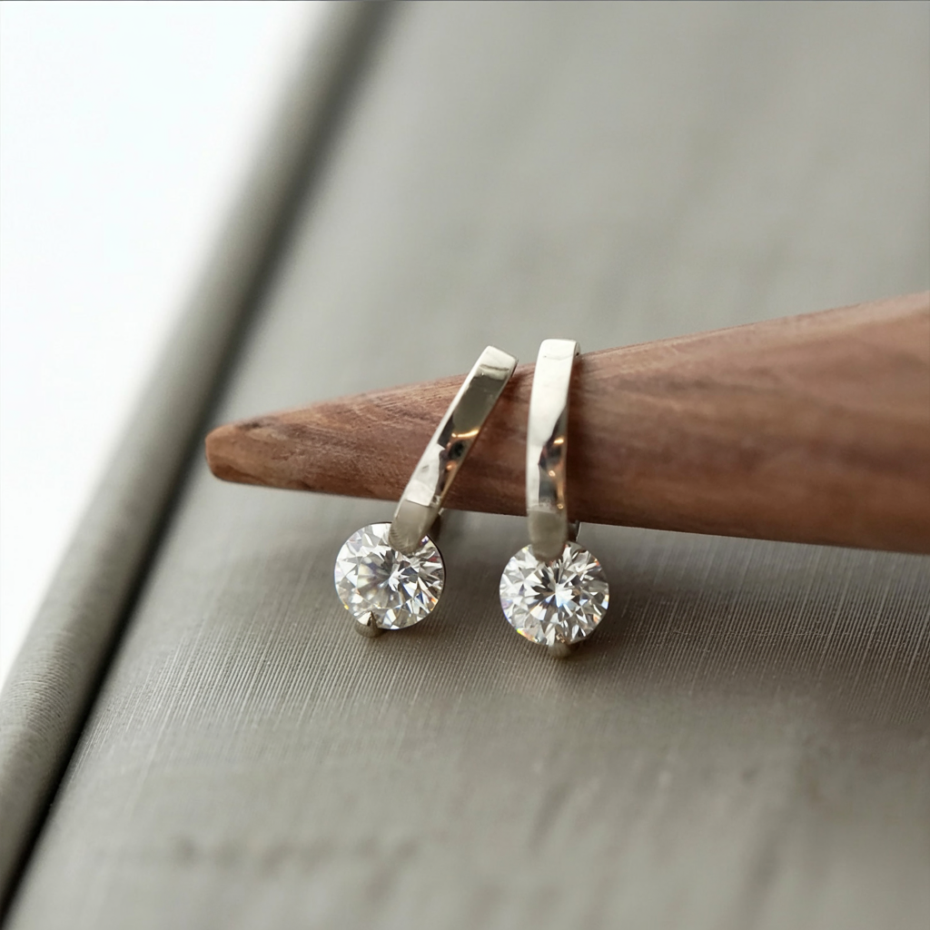 Elara™ | Gold Stud Earrings Elegant