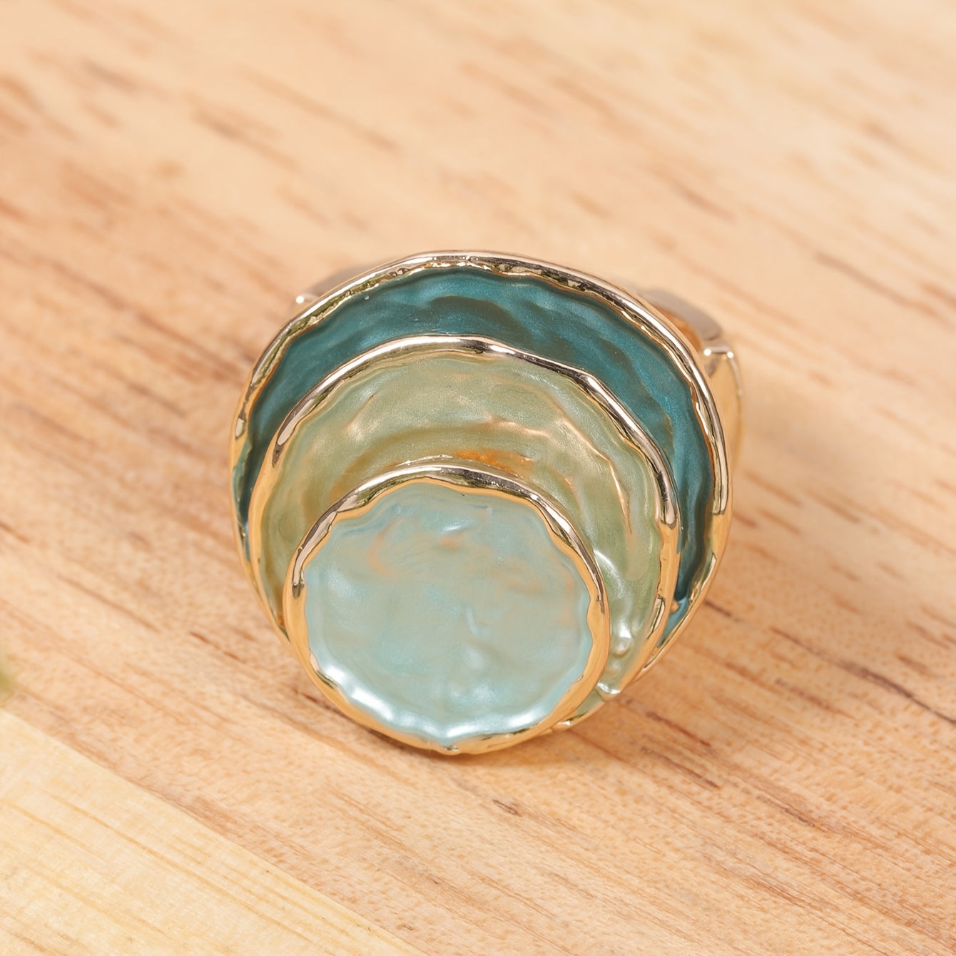 Elara™ | Boho Triple-Layer Ring