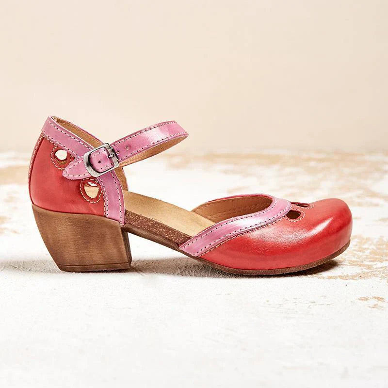 Elara™ | Arch Support Low-Heeled Sandals
