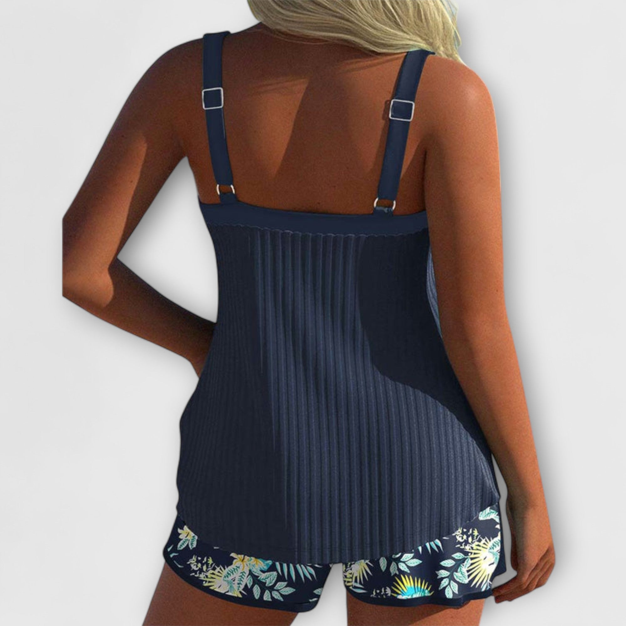 Elara™ | Elegant Floral Tankini Set
