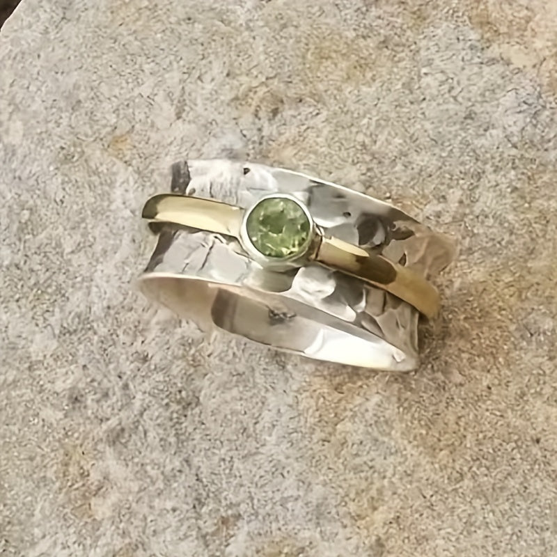 Elara™ | Green Gem Ring