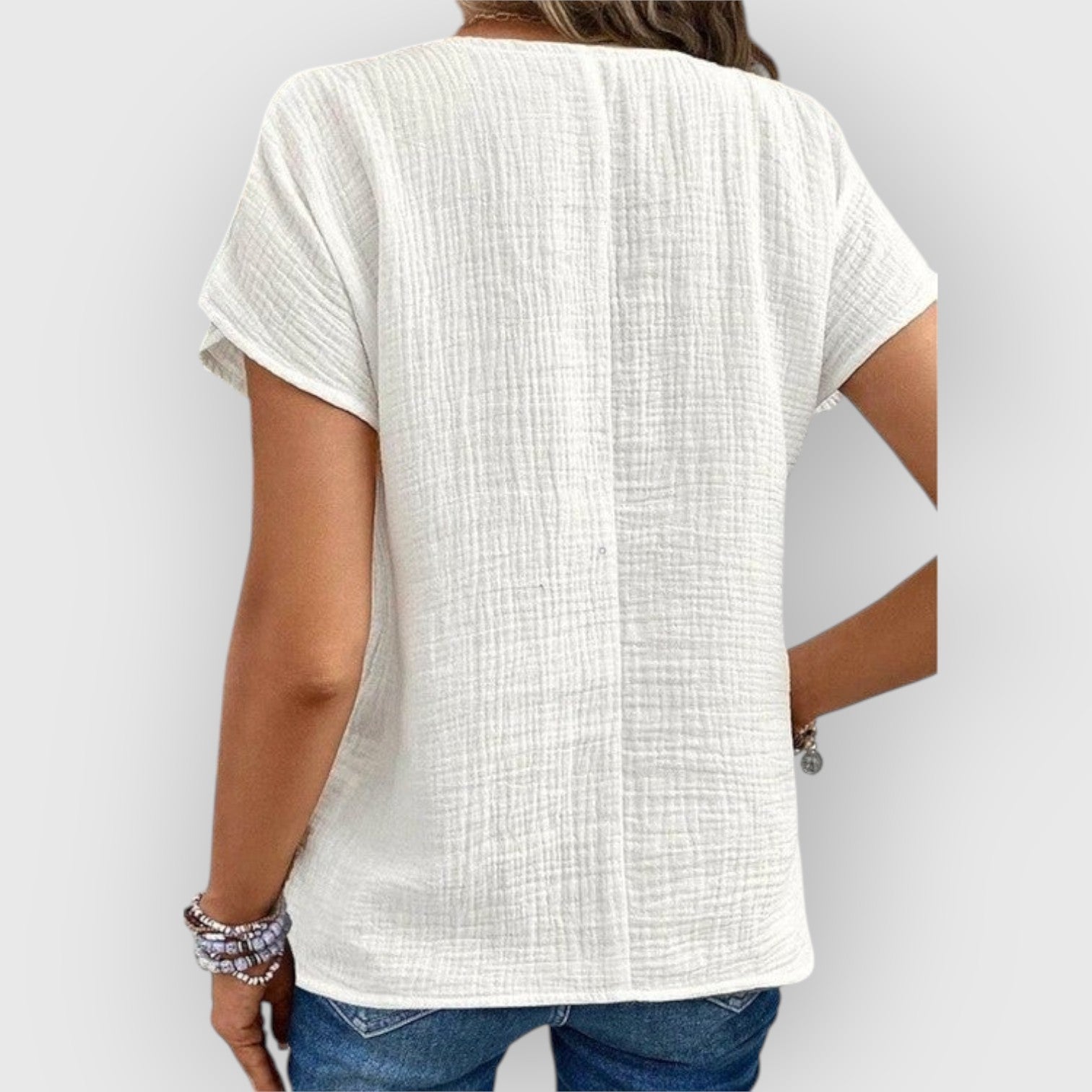 Elara™ | Cotton-Linen Shirt