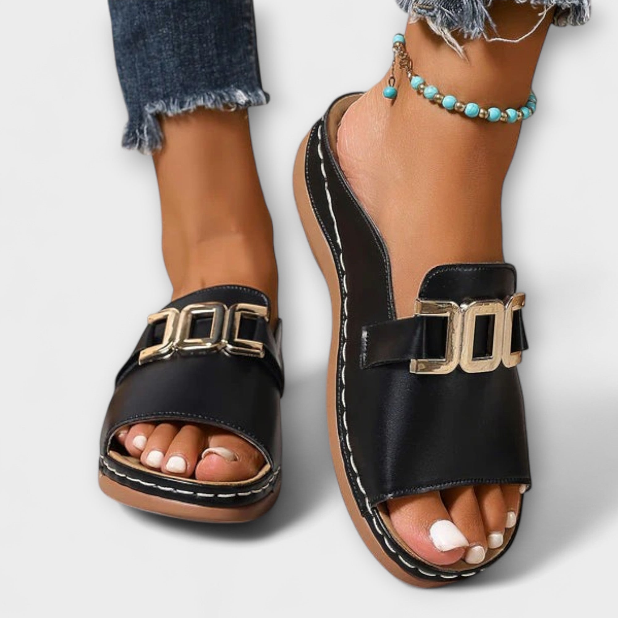 Elara™ | Comfort Wedge Sandals