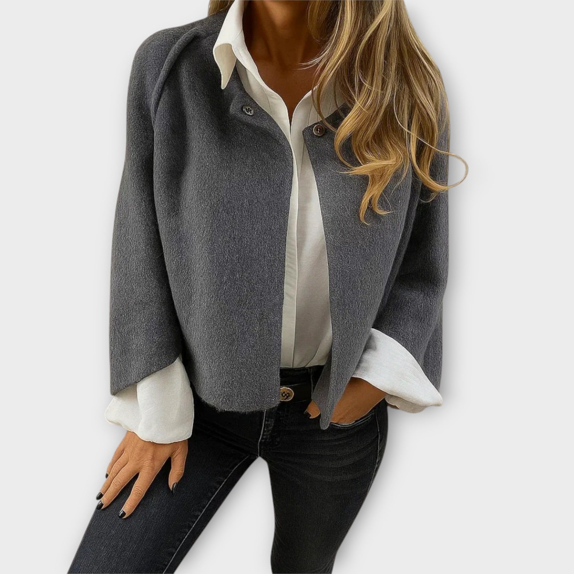 Elara™ | Cashmere-Look Short Jacket