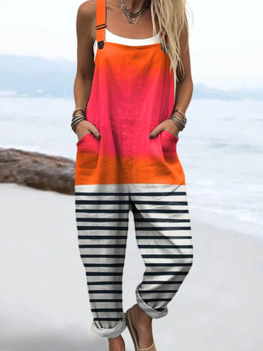 Elara™ | Abstract Print Jumpsuit