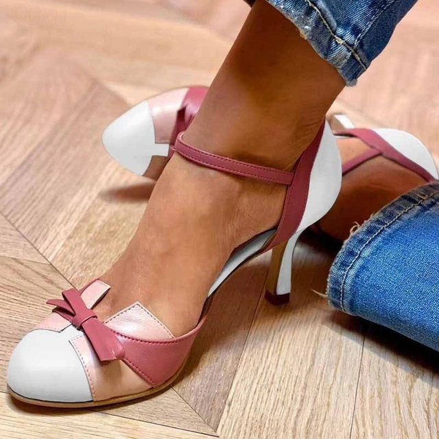 Elara™ | Elegant Round Toe Heels