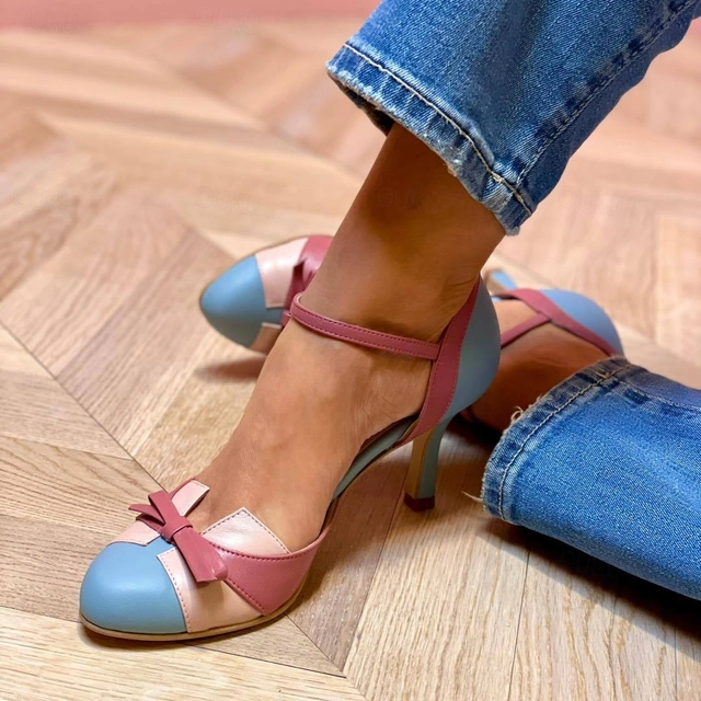 Elara™ | Elegant Round Toe Heels