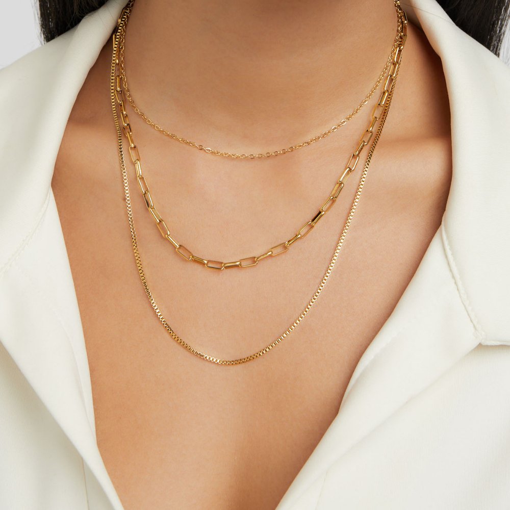Elara™ | Stainless Steel Layered Necklace